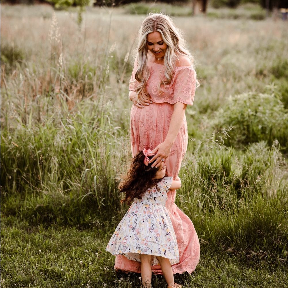Pinkblush Mauve Maternity Dress! - Picture 2 of 3